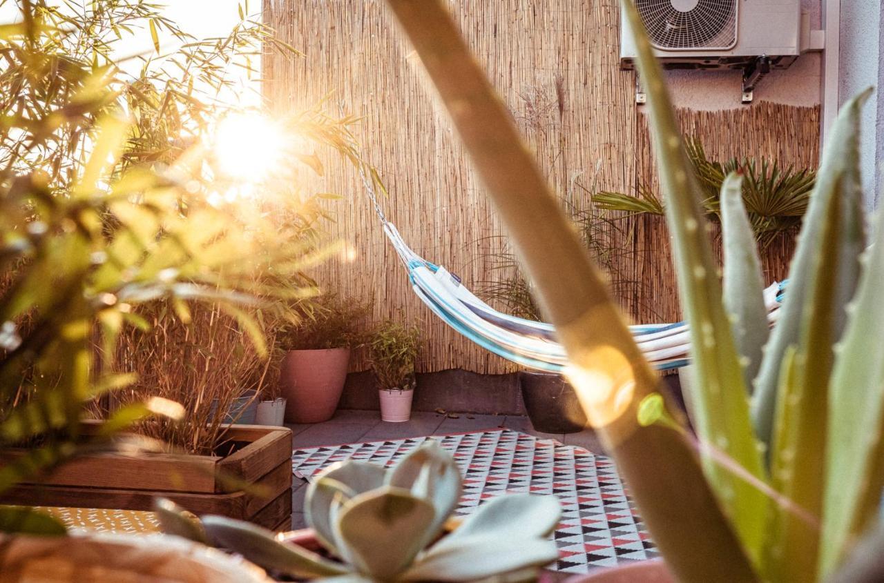 Ferienwohnung The KAlifornia I stilvoll mit Urlaubsfeeling I Dachterrasse I Netflix I Klima Karlsruhe Exterior foto