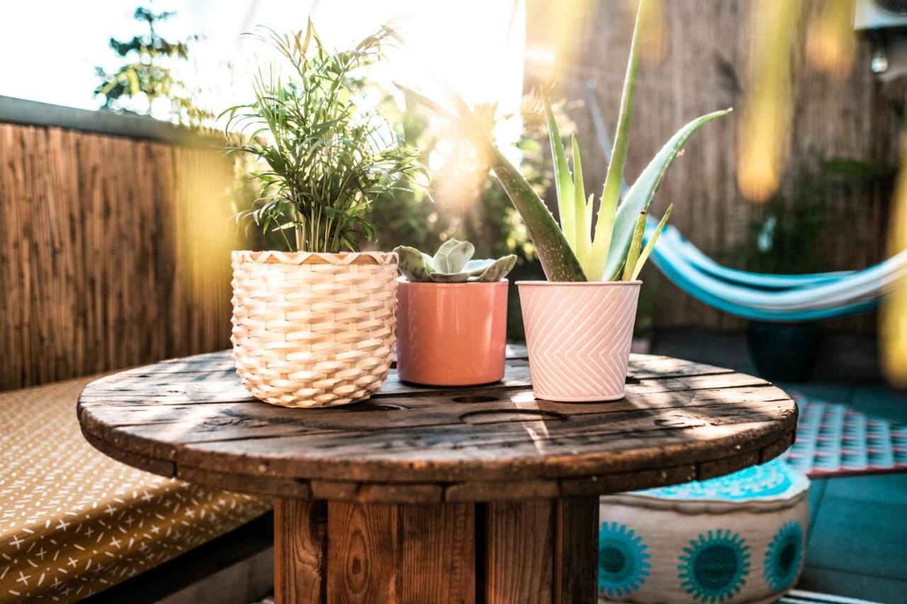Ferienwohnung The KAlifornia I stilvoll mit Urlaubsfeeling I Dachterrasse I Netflix I Klima Karlsruhe Exterior foto