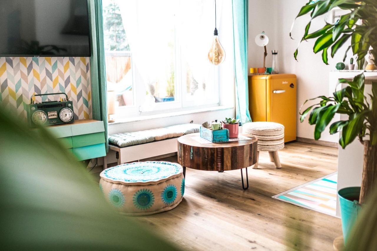 Ferienwohnung The KAlifornia I stilvoll mit Urlaubsfeeling I Dachterrasse I Netflix I Klima Karlsruhe Exterior foto