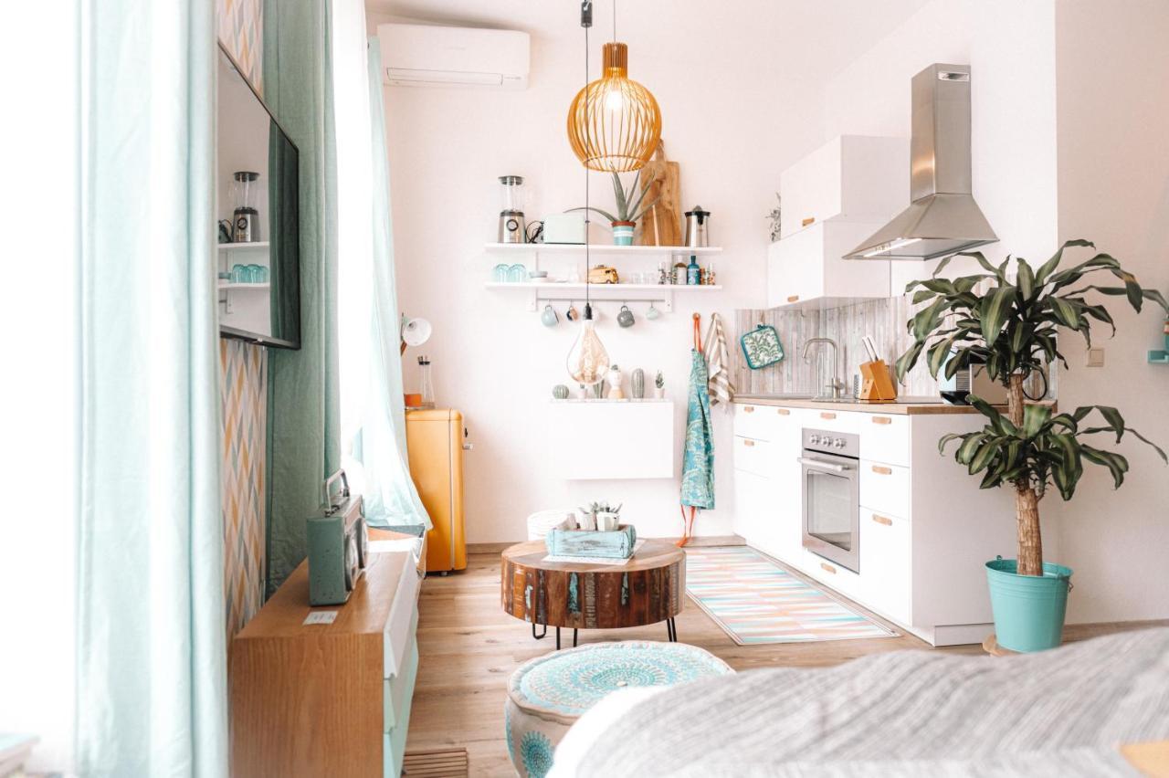 Ferienwohnung The KAlifornia I stilvoll mit Urlaubsfeeling I Dachterrasse I Netflix I Klima Karlsruhe Exterior foto