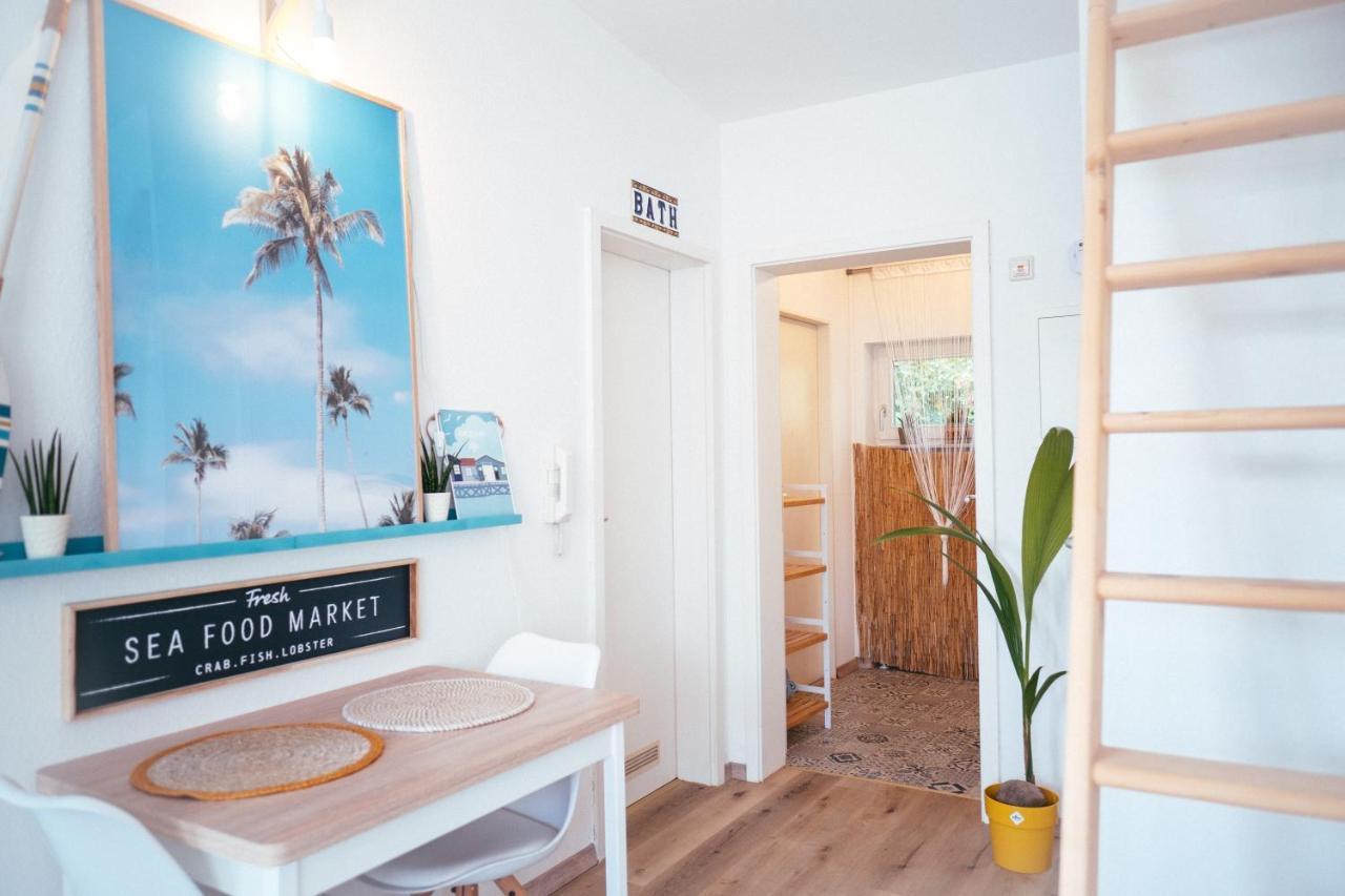 Ferienwohnung The KAlifornia I stilvoll mit Urlaubsfeeling I Dachterrasse I Netflix I Klima Karlsruhe Exterior foto
