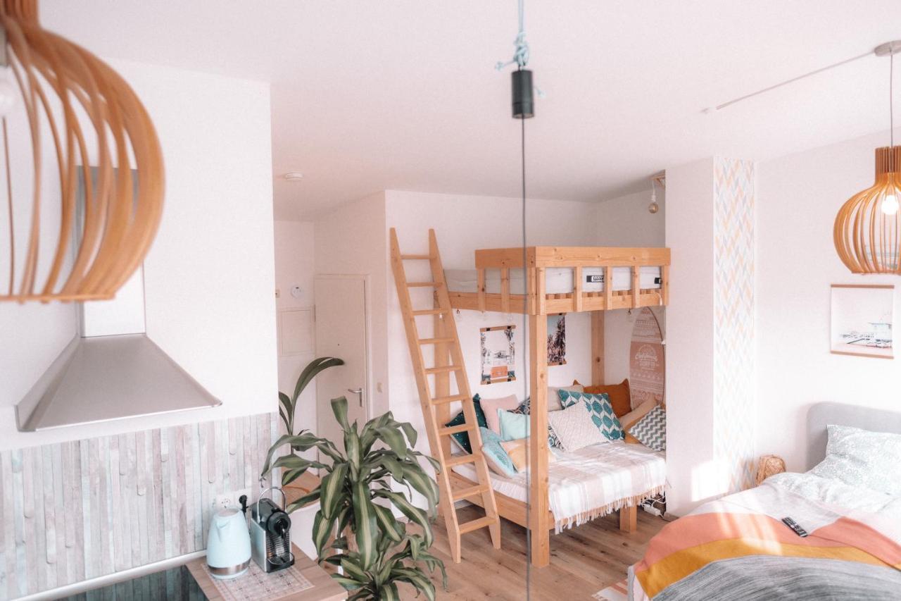 Ferienwohnung The KAlifornia I stilvoll mit Urlaubsfeeling I Dachterrasse I Netflix I Klima Karlsruhe Exterior foto