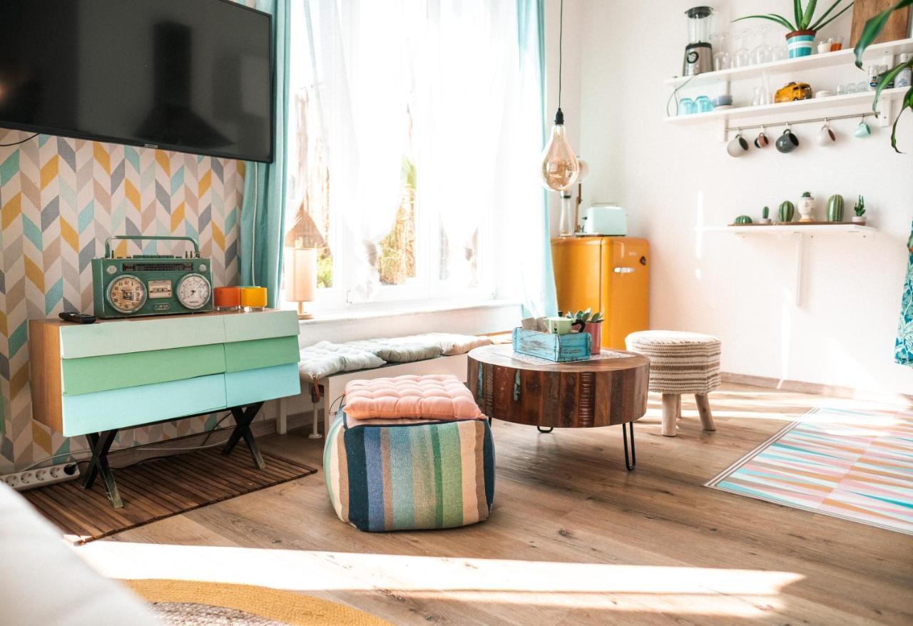 Ferienwohnung The KAlifornia I stilvoll mit Urlaubsfeeling I Dachterrasse I Netflix I Klima Karlsruhe Exterior foto