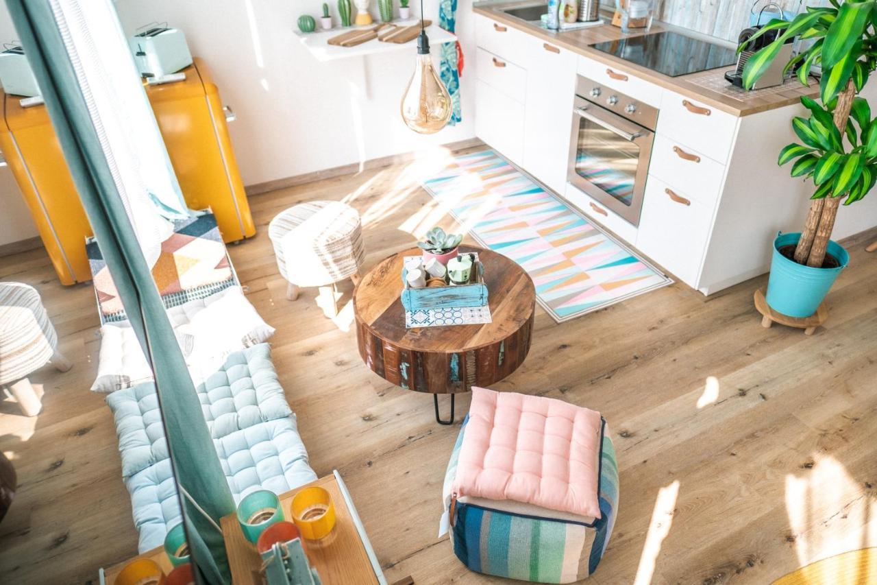 Ferienwohnung The KAlifornia I stilvoll mit Urlaubsfeeling I Dachterrasse I Netflix I Klima Karlsruhe Exterior foto